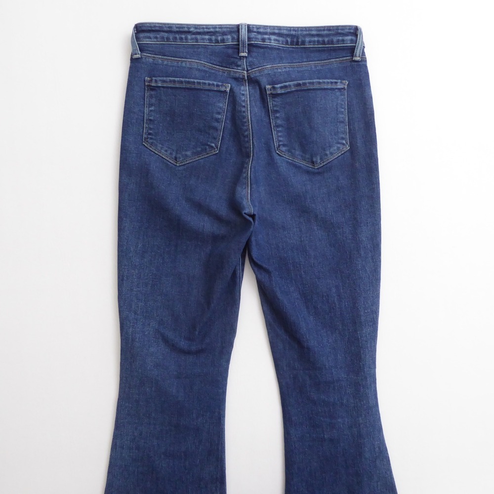 L'AGENCE Women Jeans Blue Marty High Rise Flare Rowan Size 28 x 31.5" - Picture 4 of 9